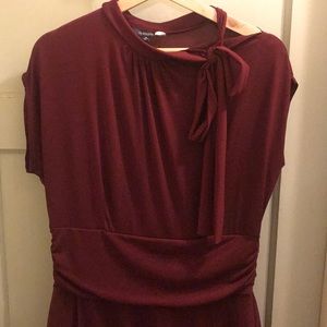 Maroon dress